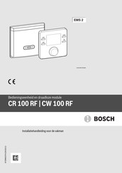 Bosch CR 100 RF Installatiehandleiding