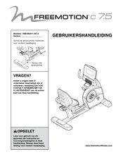 Freemotion VMEX82011-INT.3 Gebruikershandleiding