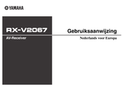 Yamaha RX-V2067 Gebruiksaanwijzing