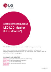 LG 27MK43T Gebruikershandleiding