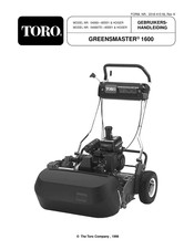 Toro 60001 Gebruikershandleiding