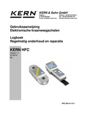 KERN and SOHN HFC 10T-3 Gebruiksaanwijzing