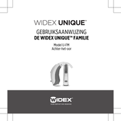 Widex UNIQUE U-FM Gebruiksaanwijzing