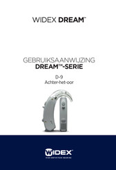 Widex DREAM D9 Series Gebruiksaanwijzing