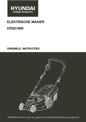 Hyundai HTDE1800 Originele Instructies