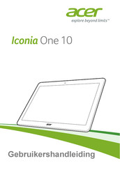 Acer Iconia One 10 Gebruikershandleiding