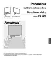 Panasonic Panaboard UB-5310 Gebruiksaanwijzing