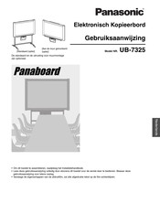 Panasonic Panaboard UB-7325 Gebruiksaanwijzing