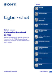 Sony Cyber-shot DSC-T50 Handboek