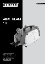 Leister AIRSTREAM 100 Instructiehandleiding