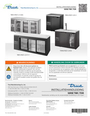 True TBR32-RISZ1-L-B-S-1 Installatiehandleiding