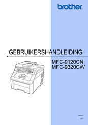 Brother MFC-9320CW Gebruikershandleiding