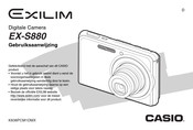 Casio Exilim EX-S880 Gebruiksaanwijzing