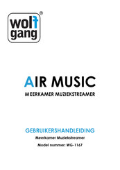 Wolfgang AIR MUSIC WG-1167 Gebruikershandleiding