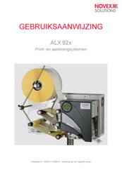 Novexx Solutions ALX925 Gebruiksaanwijzing