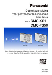 Panasonic Lumix DMC-FS50 Gebruiksaanwijzing