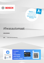 Bosch SMS4HMI06E Gebruikershandleiding