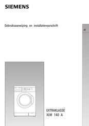 Siemens XLM 140 A Gebruiksaanwijzing En Installatievoorschrift