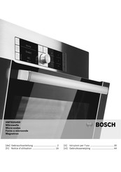 Bosch HMT82G450 Gebruiksaanwijzing