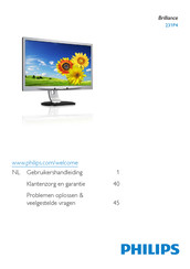 Philips Brilliance 231P4 Gebruikershandleiding