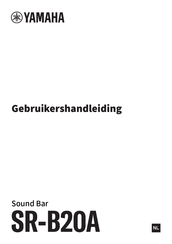 Yamaha SR-B20A Gebruikershandleiding