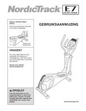 NordicTrack NTEVEL77909.0 Gebruiksaanwijzing