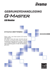 Iiyama G-Master GB2730QSU-B1 Gebruikershandleiding