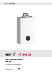 Bosch NEFIT 1200 HRC 28/4 Gebruiksinstructie