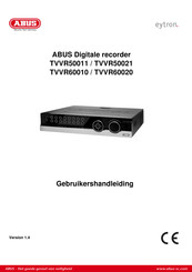 Abus TVVR50021 Gebruikershandleiding