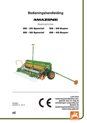 Amazone D9-40 Super Bedieningshandleiding