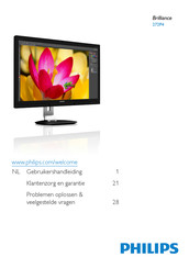 Philips Brilliance 272P4APJKEB Gebruikershandleiding