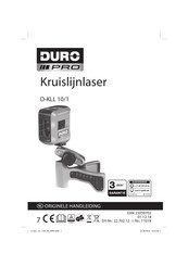 DURO PRO D-KLL 10/1 Handleiding