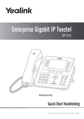 Yealink SIP-T29G Handleiding