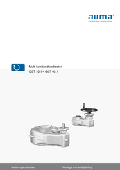 AUMA GST 10.1 Bedieningsinstructies