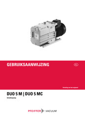 Pfeiffer Vacuum DUO 5 M Gebruiksaanwijzing