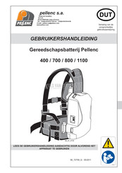 pellenc 700 Gebruikershandleiding