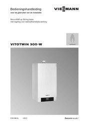 Viessmann Mikro-KWK VITOTWIN 300-W Bedieningshandleiding