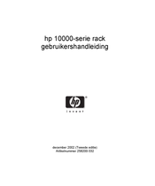 HP 10000 Series Gebruikershandleiding