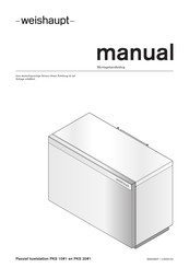 Weishaupt PKS 10.1 Montagehandleiding