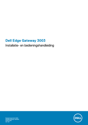 Dell N03G Installatie- En Bedieningshandleiding