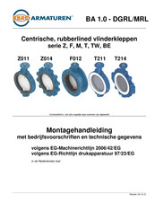 EBRO ARMATUREN BE Series Montagehandleiding