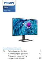 Philips 241E2 Gebruikershandleiding