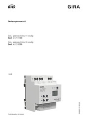 Gira 2112 00 Bedieningsvoorschrift