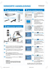 Philips DVDR3355 Handleiding