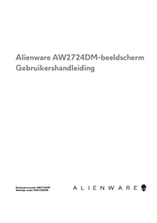 Dell Alienware AW2724DM Gebruikershandleiding