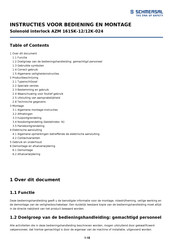 schmersal AZM 161SK-12-024 Bedienings- En Montagehandleiding