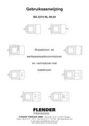 FLENDER BA 2310 Gebruiksaanwijzing