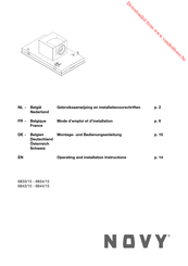 Novy 6843/15 Gebruiksaanwijzing En Installatievoorschriften