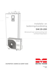 Metro Therm SHK 20-200/12 Installatie- En Bedieningshandleiding