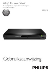 Philips BDP2190 Gebruiksaanwijzing